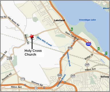 Location of Holy Cross National Catholic Church grounds. | Holy Cross ...